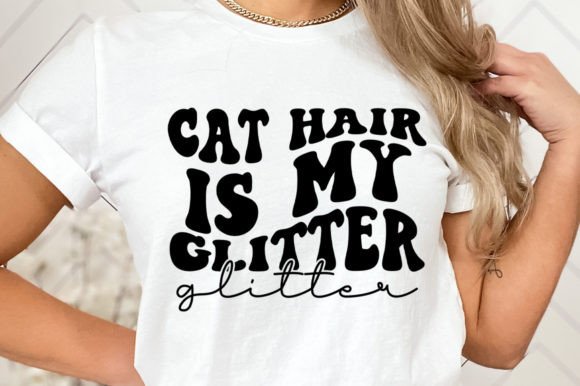Review: Cat Hair is My Glitter Retro SVG