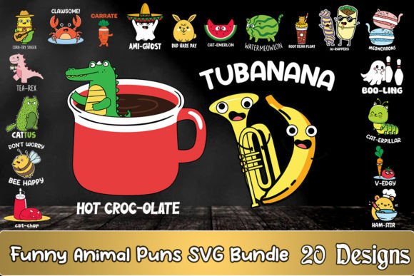 Review: Funny Animal Puns SVG Bundle for Embroidery