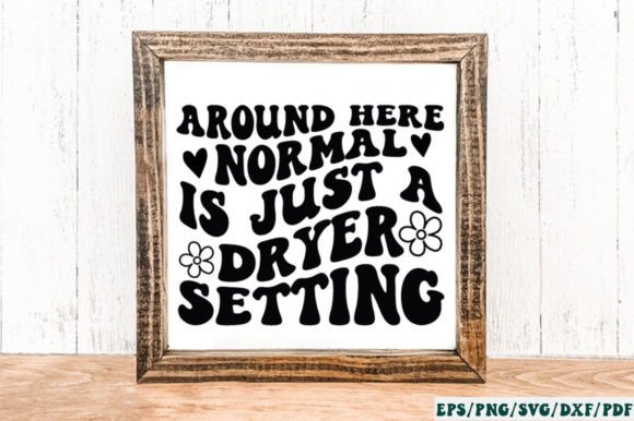 Reviewing Around Here Normal is Just a Dryer Setti