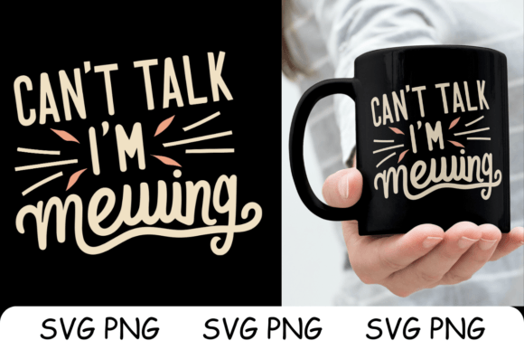 Reviewing the Can t Talk I m Mewing SVG for Embroidery